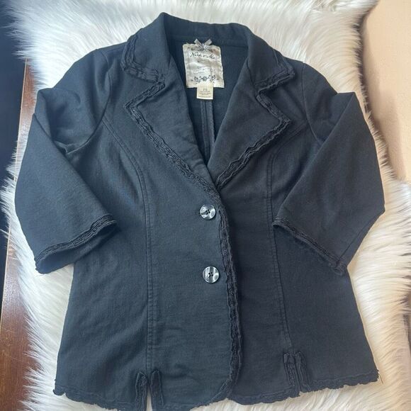 Anthropologie Nick & Mo 3/4 Sleeve Blazer Black Size Small - Picture 11 of 11
